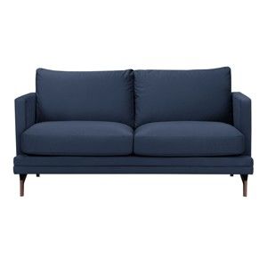 Ciemnoniebieska sofa 2-osobowa z konstrukcją w kolorze złota Windsor & Co Sofas Jupiter