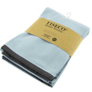 Komplet 3 jasnoniebieskich bawełnianych ścierek Tiseco Home Studio, 50x70 cm
