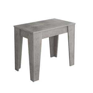 Szary stół drewniany z 6 częściami przedłużającymi Tomasucci Charlie, 75x90x50 cm