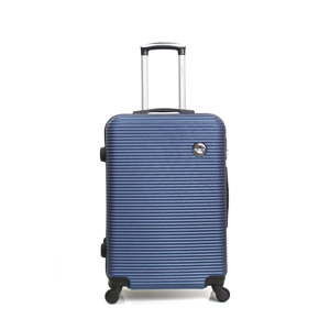 Niebieska walizka na kółkach BlueStar Porto, 96 l