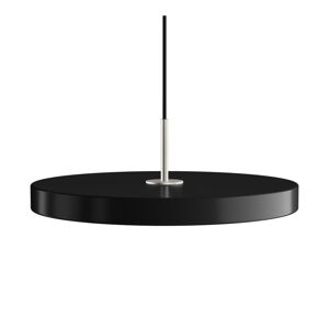Czarna lampa wisząca LED z metalowym kloszem ø 43 cm Asteria Medium – UMAGE