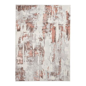 Różowy/jasnoszary dywan 80x150 cm Apollo – Think Rugs