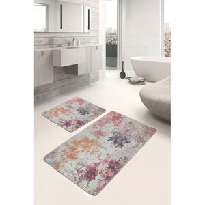 Różowe/fioletowe dywaniki łazienkowe zestaw 2 szt. 60x100 cm – Mila Home
