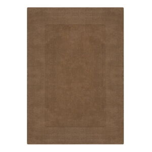 Brązowy dywan wełniany 200x290 cm – Flair Rugs