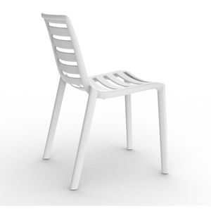 Zestaw 2 kremowych krzeseł ogrodowych Resol Slatkat