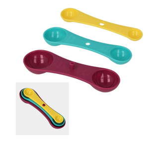 Zestaw 3 kolorowych miarek Metaltex Spoons