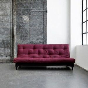 Sofa rozkładana Karup Fresh Wenge/Bordeaux