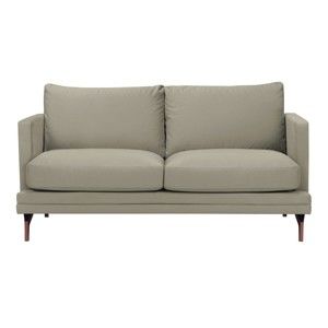 Beżowa sofa 2-osobowa z konstrukcją w kolorze miedzi Windsor & Co Sofas Jupiter