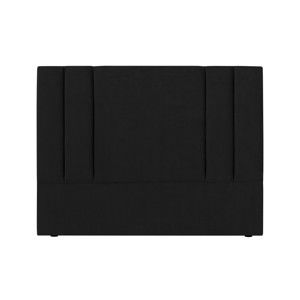 Czarny zagłówek łóżka Kooko Home Kasso, 120x140 cm
