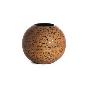 Brązowy wazon Simla Ball, ⌀ 33 cm