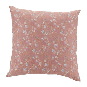 Różowa bawełniana poduszka dekoracyjna Bahne & CO, 45x45 cm