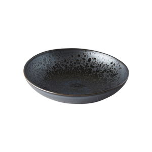 Czarno-szara ceramiczna miska do serwowania MIJ Pearl, ø 28 cm
