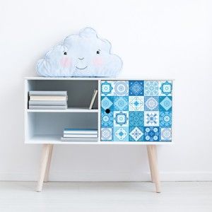 Zestaw 24 naklejek na meble Ambiance Tiles Stickers For Furniture Jeni, 20x20 cm