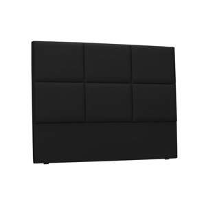 Czarny tapicerowany zagłówek łóżka THE CLASSIC LIVING Aude, 160x120 cm