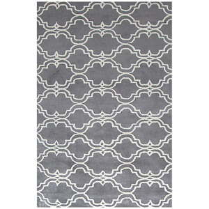 Szary dywan futftowany ręcznie Bakero Riviera, 122x183 cm