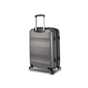 Szary walizka na kółkach z USB My Valice COLORS LASSO Large Suitcase
