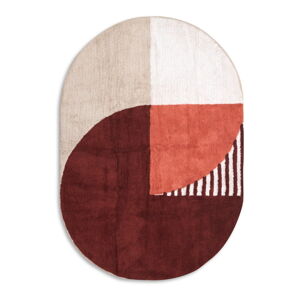Bordowy dywan odpowiedni do prania 134x200 cm Faaborg – HF Living