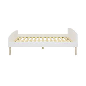 Białe łóżko jednoosobowe Steens Soft Line, 140x200 cm
