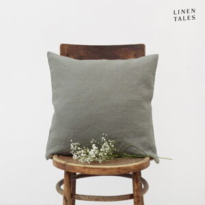 Poszewka na poduszkę lniana 50x50 cm Khaki – Linen Tales