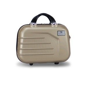 Damska walizka podręczna w kolorze złota My Valice PREMIUM Make Up & Hand Suitcase