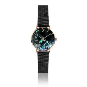 Zegarek damski z paskiem ze stali nierdzewnej w czarnej barwie Emily Westwood Dream
