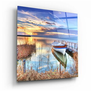 Szklany obraz Insigne Lake Landscape, 40x40 cm