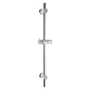 Samoprzylepny drążek prysznicowy na słuchawkę ze stali nierdzewnej w kolorze srebra z połyskiem 70 cm – Wenko