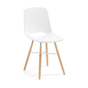 Białe krzesło La Forma Kint