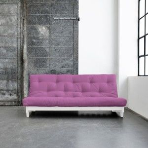 Sofa rozkładana Karup Fresh White/Taffy Pink