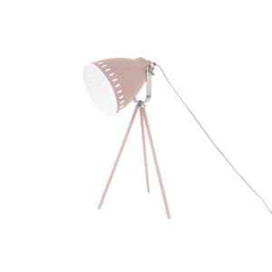 Różowa lampa stołowa Leitmotiv Tristar