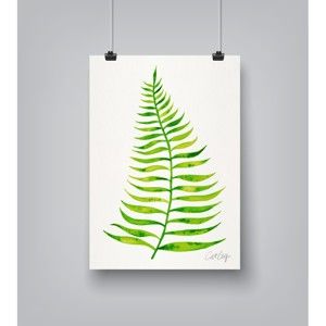 Plakat Americanflat Palm Leaf by Cat Coquillette, 30x42 cm