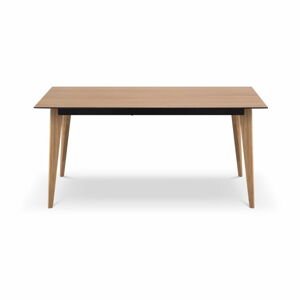 Rozkładany stół z drewna dębowego Windsor & Co Sofas Royal, 160x90 cm