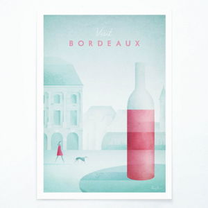 Plakat Travelposter Bordeaux, A3