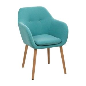 Niebieskie krzesło Actona Emilia