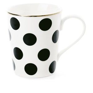 Kubek ceramiczny Miss Étoile Coffee Big Black Dots