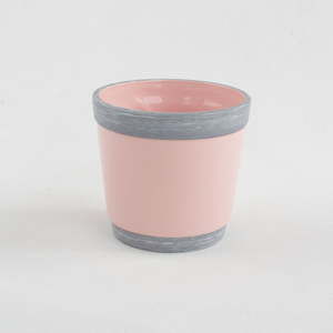 Różowa doniczka ceramiczna Dakls, ø 13,5 cm