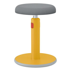 Żółte ergonomiczne krzesło balansujące Leitz Cosy Ergo