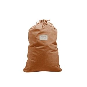 Worek na pranie z domieszką lnu Really Nice Things Bag Terracota, wys. 75 cm
