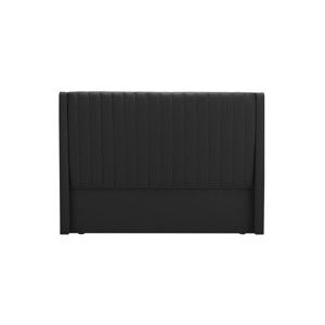 Czarny zagłówek łóżka Cosmopolitan design Dallas, 200x120 cm
