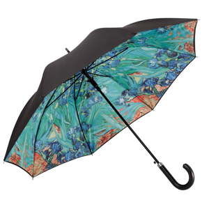 Turkusowy parasol z podwójną warstwą Von Lilienfeld Irises Double Layer