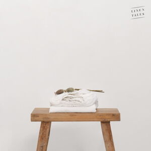 Biała płachta z włókna konopnego 200x200 cm - Linen Tales