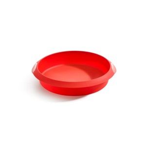 Czerwona silikonowa forma do pieczenia Lékué, ⌀ 20 cm