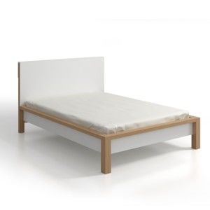 Łóżko 2-osobowe z drewna sosnowego SKANDICA InBig, 140x200 cm