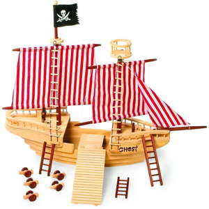 Drewniana łódź piracka Legler Pirate
