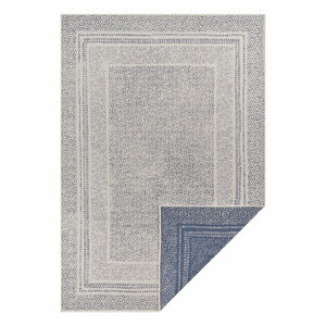 Niebiesko-biały dywan odpowiedni na zewnątrz Ragami Berlin, 200x1290 cm