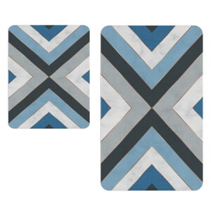 Niebieske dywaniki łazienkowe zestaw 2 szt.  – Oyo Concept