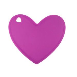 Różowa silikonowa deska do krojenia w kształcie serca Tantitoni Lovely