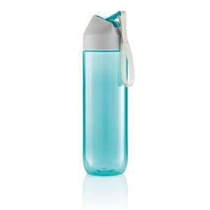 Szaro-niebieska butelka na wodęXD Design Neva, 450 ml