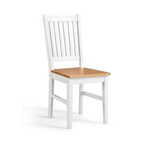 Zestaw 2 białych krzeseł z litego drewna sosnowego Støraa DaisyStøraa Daisy