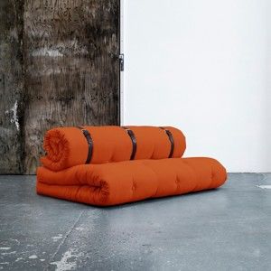 Sofa rozkładana Karup Buckle Up Orange
